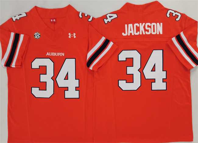 Mens Auburn Tigers #34 Bo Jackson Orange 2024 F.U.S.E. Limited Stitched Jersey